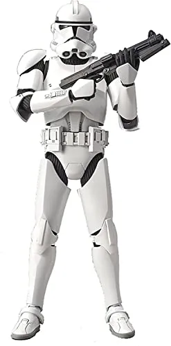 BANDAI SPIRITS Star Wars Clone Trooper Plastikmodell, Maßstab 1:12, Mehrfarbig (New Edition)