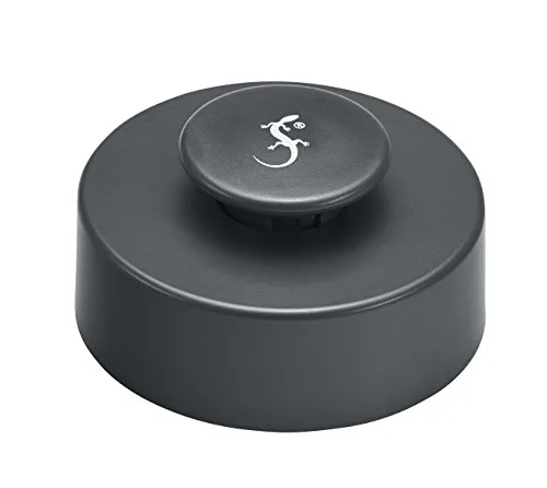 Lurch 240502 Burgerpresse Size S (ø 7,3cm) aus Kunststoff zum Formen kleiner Patties, Zubehör zu Lurch 240500 Burgerpresse 3teilig, Schwarz, 8 x 8 x 5 cm