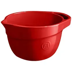 EMILE HENRY Rührschüssel Grand Cru 2,5 l – Rot von Emile Henry