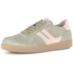 GABOR Sneaker low Rauleder Damen, Gr. 44, grün in grün von Gabor