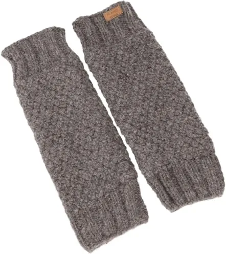 Guru-Shop Haussocken Wollstulpen mit Perlmuster - Handgestrickte Wollstulpen aus Nepal, ideal für kalte Tage. Mit ihrem schönen Perlmuster bieten sie nicht nur Wärme, sondern auch einen modischen Akzent. Perfekt für die Herbst-Winter Saison.