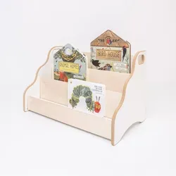 MAMOI® Bücherregal für Kinder - Praktisches Kinderzimmermöbel für Spielzeug und Bücher, einfach zu montieren und sorgt für Ordnung im Kinderzimmer.