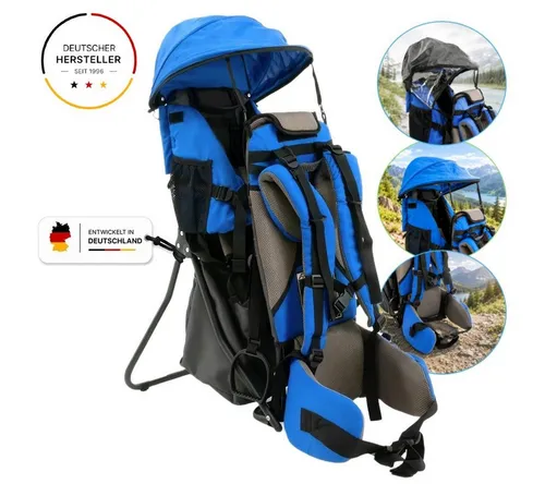 Lil' Boss Kinder Rückentrage für Outdoor-Abenteuer, ergonomische Trage für bis zu 22 kg