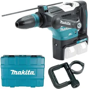 Makita Bohrhammer DHR400ZKUN - 2x 18V, SDS Max, 8 Joule Schlagkraft - Bohrmaschinen - Leistungsstarker Bohrhammer mit 8 Joule Schlagkraft, ideal für präzises Bohren und Meißeln in Beton. Robuste SDS-Max-Werkzeugaufnahme und Anti-Vibrations-Technologie für komfortables Arbeiten.
