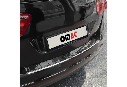 OMAC Ladekantenschutz für Seat Alhambra II & VW Sharan II - Edelstahl - Abdeckblenden - Langlebig und rostbeständig, schützt effektiv vor Kratzern und bietet eine elegante Optik für Ihr Fahrzeug.