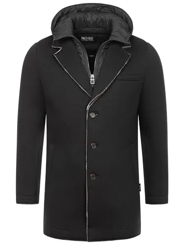 Indicode Winterjacke INApostolos braun M - Funktionsjacke für die kalte Saison, aus 65% Polyester und 35% Baumwolle, mit Kapuze und Regular Fit für optimalen Tragekomfort.