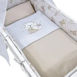 Baby-Delux Wiegenset Bettwäsche Set 6-tlg