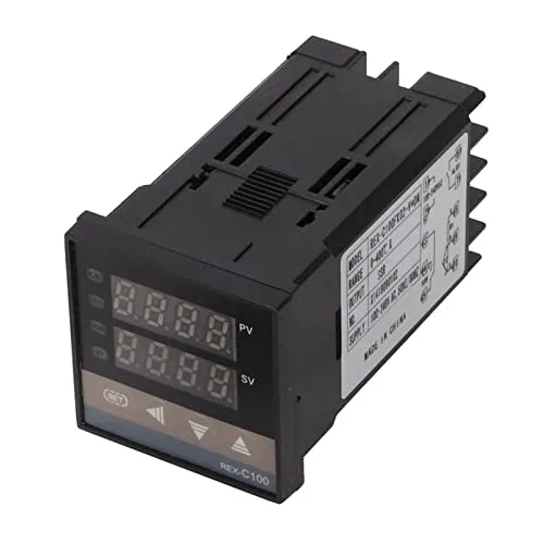 Produktbild REX-C100 PID Temperaturregler 110-240V AC Digitaler Thermostat mit K-Typ Thermoelement SSR Relais für Heizung Inkubator Ofen 0-400°C