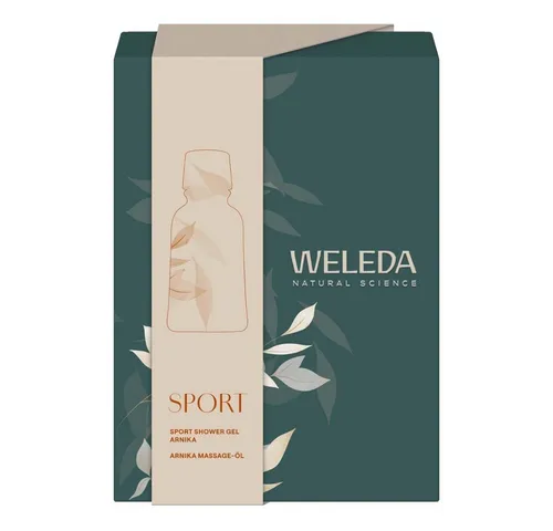 WELEDA Pflege-Geschenkset Sport - Arnika Geschenkset Duschgel & Massage-Öl