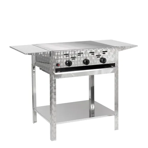 Gasgrill stationär 3-flammig 11kW Edelstahl-Brenner Gasbräter BBQ Neu R3STAP