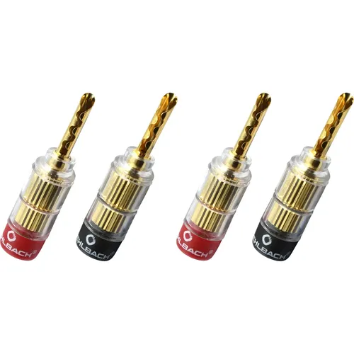 Oehlbach 3021 Lautsprecher-Steckverbinder, Rot-Schwarz in rot von Oehlbach