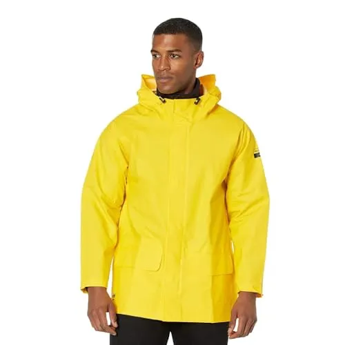 Helly Hansen MANDAL JACKET 70129 - leichte Regenjacke - Funktionsjacken: Hochwertige PVC-Regenjacke mit 410-g-Material, wasserdicht und winddicht, ideal für Outdoor-Aktivitäten.