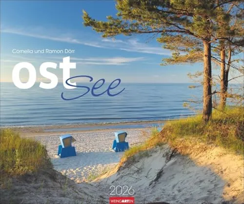 Uwe Steffens Ostsee Kalender 2026 - Kalender mit 12 atemberaubenden Fotografien der deutschen Ostsee, ideal für Reisefans und Naturliebhaber.