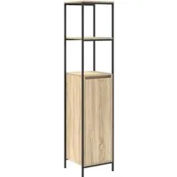 vidaXL Badschrank Sonoma-Eiche 36x35x165 cm