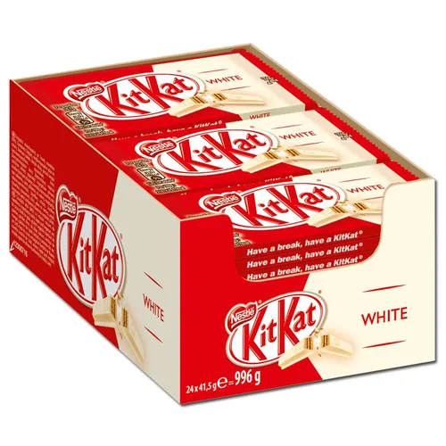  Nestle KitKat White Riegel Schokolade 24 Stück 15,05€/1kg