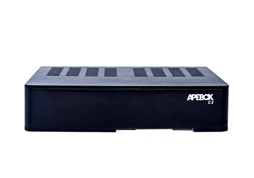 Apebox C2 - Combo Receiver Multistream Full HD (1080p, 1x DVB-S2, 1x DVB-T2/C, 2X USB 2.0, HD-Out, LAN, CA, LED-Display, IR, SPDIF, AV Cable, RS232, YouTube, DLNA and Great RCU)
