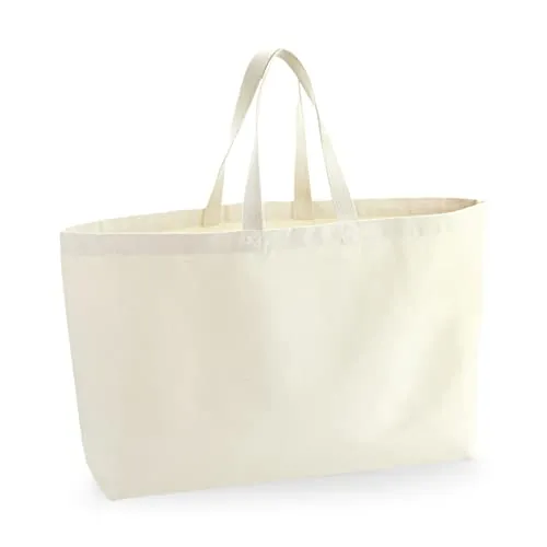 Oversized Canvas Tote Bag 56 x 41 x 16 cm