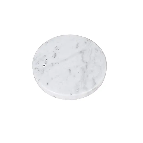 QAZQA Marmorfuß Weiß Rund für Bogenlampe XXL von QAZQA