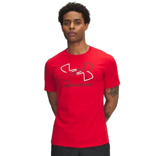 Under Armour Herren Global Foundation T-Shirt XL - Rot/Weiß/Schwarz - Trainingsbekleidung mit feuchtigkeitsableitender Technologie für optimalen Komfort und Leistung beim Sport.