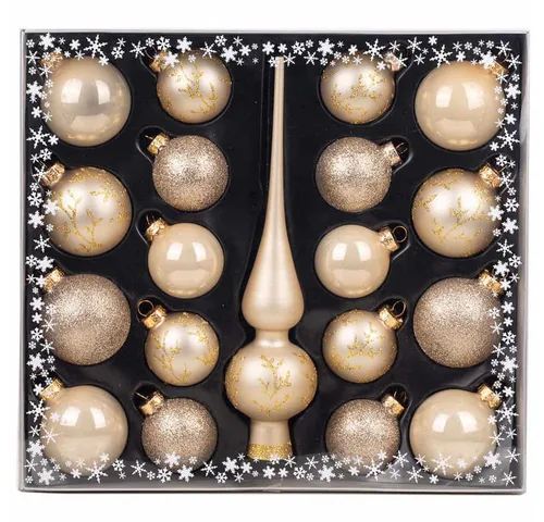 Weihnachtsbaumschmuck Beige von MAGIC by Inge