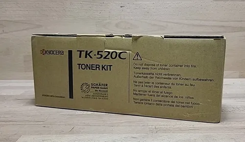 Kyocera TK-520C (1T02HJCEU0) Original Toner Cyan ca. 4000 Seiten für FS-C5015N