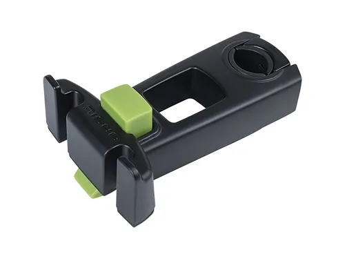 Basil Klickfix Lenkerrohrhalter Ahead Stem Holder, schwarz - Fahrradheckträger, aus leichtem Aluminium, passt auf fast jeden Lenker mit Ø 22,4-28,6 mm, ideal für abnehmbare Körbe und einfache Montage.