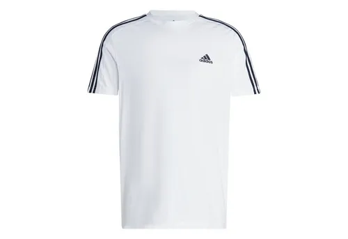 ADIDAS Herren Shirt Essentials Single Jersey 3-Streifen - Shirts & Tops mit legendären 3-Streifen, ideal für entspannte Freizeitaktivitäten und vielseitig kombinierbar für jeden Style.
