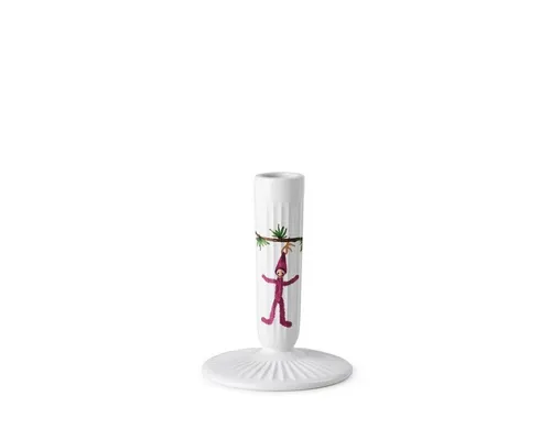 Kähler Kerzenhalter Hammershøi Jul - Kerzenständer 12 cm, modernes Design mit traditionellen Elementen für festliche Stimmung und stilvolle Weihnachtsdekoration.