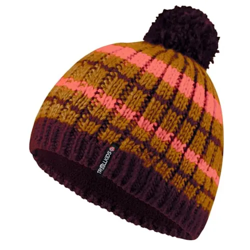 Trollkids Kids Hafjell Bobble Cap 54, Redwood