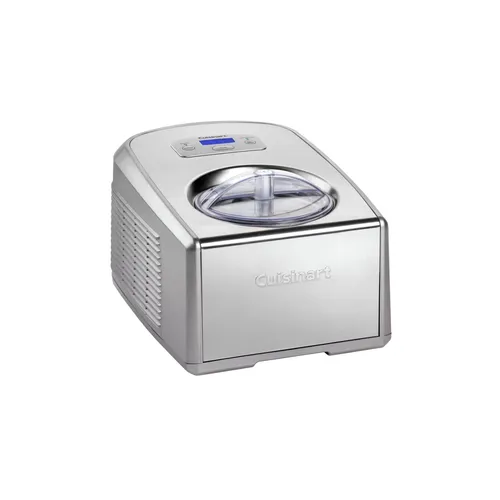 Cuisinart Eismaschine ICE100E - Selbstkühlend, 1,5L, Silber - Eismaschine für selbstgemachtes Eis, Gelato und Sorbet in nur 40 Minuten! Mit professionellem Kompressor und zwei speziellen Rührern für perfekte Konsistenz. Spülmaschinenfest und benutzerfreundlich.