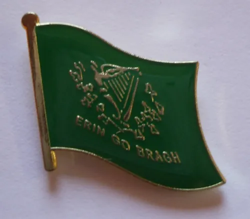 Flaggen-Pin vergoldet Irland - Erin go bragh