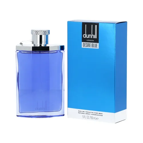 Dunhill Desire Blue Eau de Toilette für Herren 150 ml - Herrenduft mit fruchtig-frischen Noten von Mandarine und Litschi, ideal für abenteuerlustige Männer, die Freiheit und Eleganz schätzen.