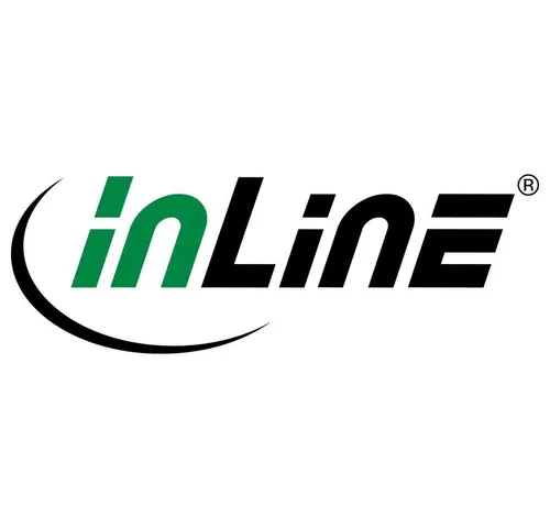 Inline InLine® Basic Antennenkabel, 2x geschirmt, >75dB, schwarz, 5m SAT-Kabel