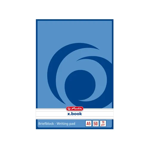 HERLITZ BRIEFBLOCK BRIEF BLOCK NOTIZBLOCK LINIERT A5 NEU