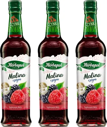 Herbapol Himbeere Brombeere Sirup 3x 420ml