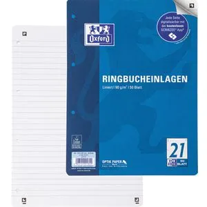 Papier für Hefter von Oxford