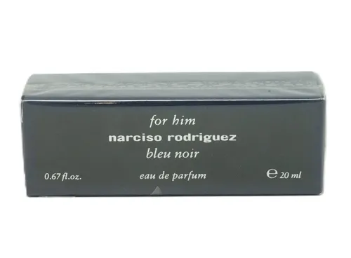 Narciso Rodriguez Bleu Noir for Him 20ml Eau de Parfum - Eleganter Duft für Männer - Herrenparfüm, 20 ml Eau de Parfum Spray, verleiht einen maskulinen und zugleich raffinierten Duft, perfekt für jede Gelegenheit.