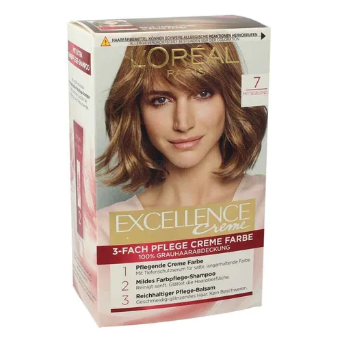 L'ORÉAL PARiS EXCELLENCE Creme Haarfarbe 7 Mittelblond (1 St)