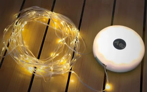 Berger 2 in 1 Campinglaterne und Lichterkette, 10 m