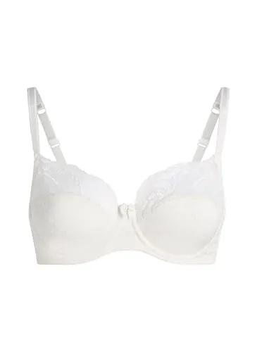 Hunkemöller Bügel-BH Sophie Non-Padded Underwired Bra Weiß 100F - Eleganter Bügel-BH in Weiß, bietet optimalen Halt und einen perfekten Sitz für jeden Tag. Ideal für den komfortablen Alltag und modische Outfits.