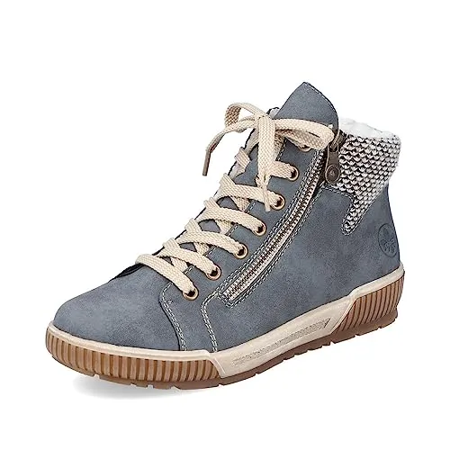 Rieker Damen Low-Top Sneaker N0709 - Damen-Sneaker mit lose Einlage, ideal für normalen bis breiteren Fuß, bietet optimalen Komfort und Freiraum für die Zehen.