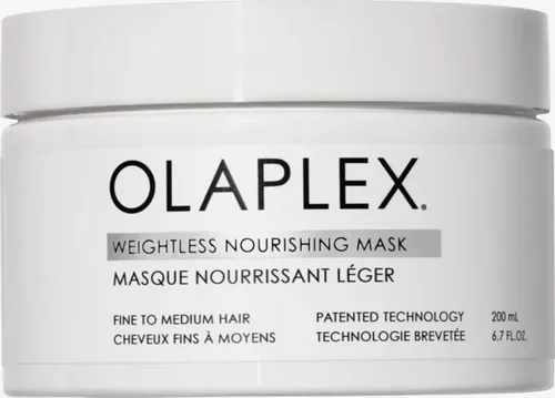 Olaplex Weightless Nourishing Mask 200 ml - Haarkuren für feines bis mittleres Haar, bietet schwerelose Feuchtigkeit und schützt die Haarkutikula vor Haarbruch für mehr Glanz und Langlebigkeit.