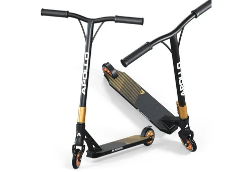Apollo Stuntscooter Genesis X Pro - High End Profi Trick Roller - Roller / Kickboards - Hochwertiger Stuntscooter mit stabilen 110mm Alu Core Wheels und rutschfester Trittfläche, ideal für Einsteiger und Fortgeschrittene bis 100 kg.