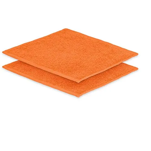 EXKLUSIV HEIMTEXTIL 2X Seiftuch 30 x30 cm Terrakotta 500 g