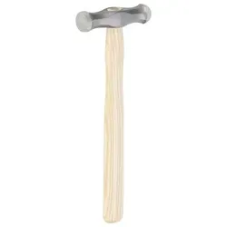 PICARD Polierhammer Nr. 170 ES, 250g - Hämmer, ideal für Dachdecker und Klempner, gefertigt aus hochwertigem Spezialstahl mit zwei unterschiedlich gewölbten, fein polierten Bahnen für präzise Arbeiten.