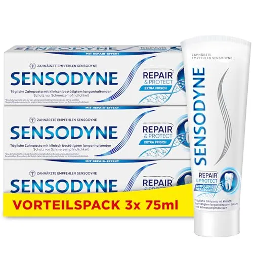 Zahnpasta in weiß von Sensodyne