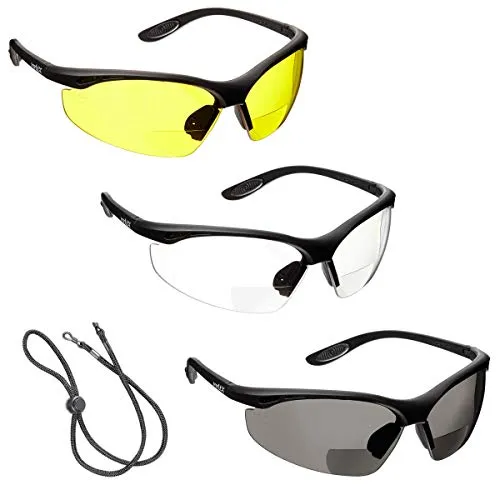 voltX 3x CONSTRUCTOR Bifokal-Schutzbrille mit Lesegläsern