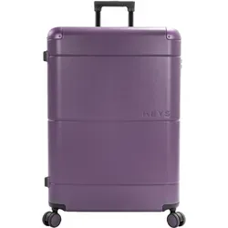 Heys Zen 4 Rollen Trolley L 76 cm – Lila mit Dehnfalte - Trolleys – Geräumiger 76 cm Trolley mit 4 Rollen und Dehnfalte für zusätzlichen Platz, ideal für Reisen und stilvolles Gepäck.
