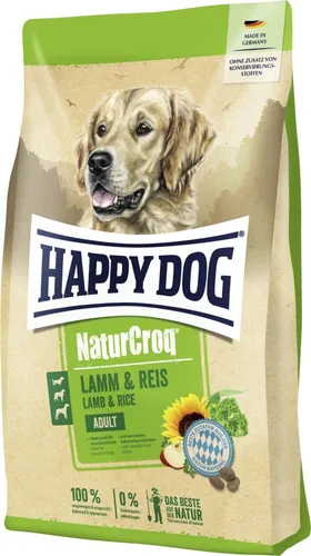 Happy Dog NaturCroq Lamm & Reis 11 kg - Hundefutter mit hochwertigem Lamm und Reis, ideal für empfindliche Hunde und sorgt für eine ausgewogene Ernährung.