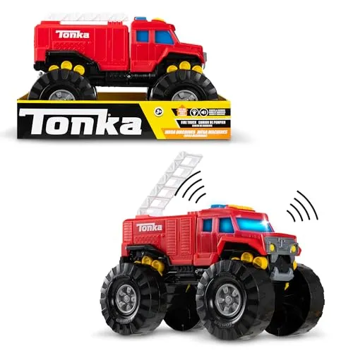 Tonka Mega Machines Muldenkipper – Robustes Baufahrzeug-Spielset, interaktives Spielzeug für Jungen und Mädchen, ideal für Kinder ab 3 Jahren, perfekt für kreatives Spiel